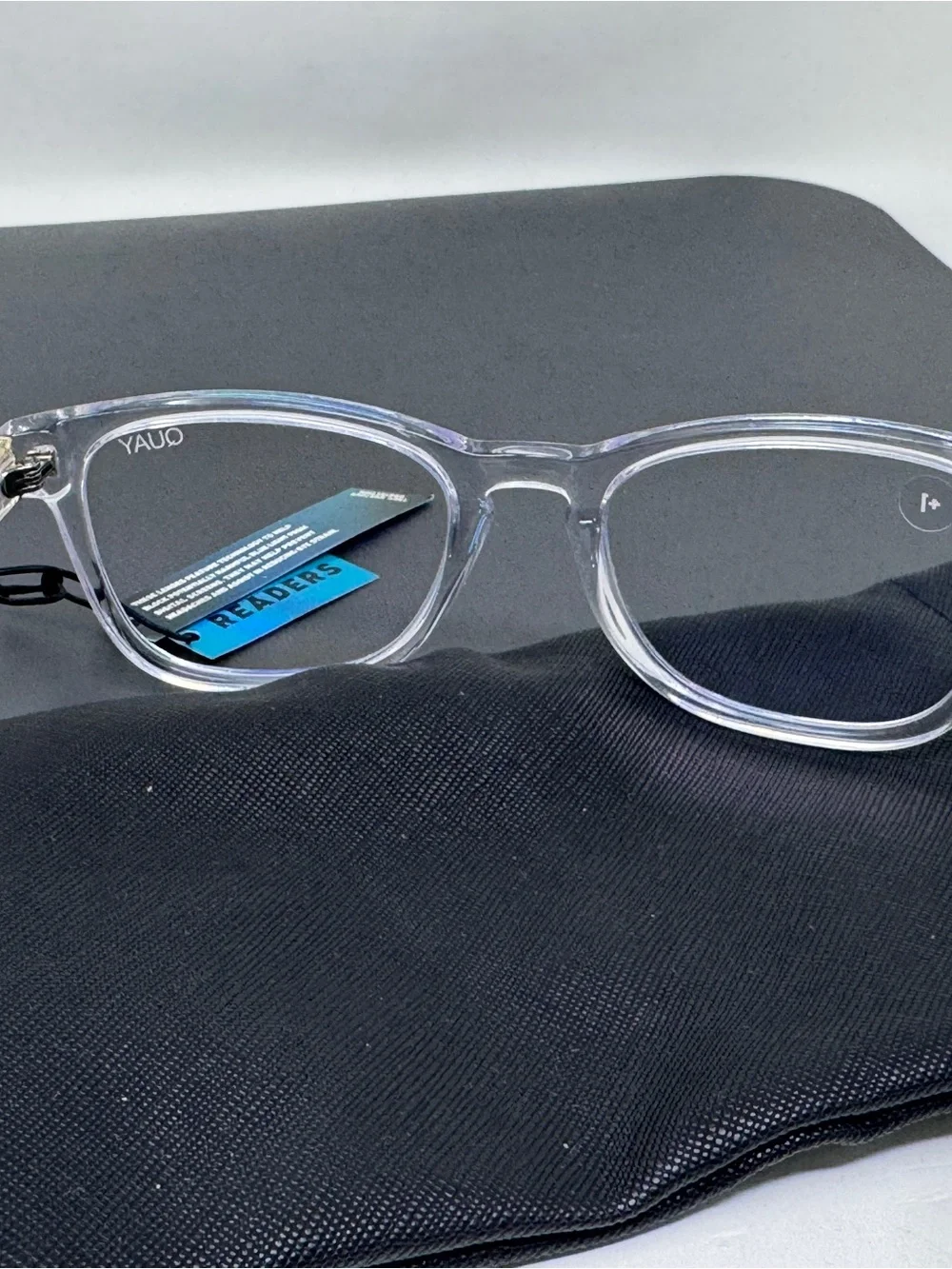 Quay Mini Hardwire Blue Light Glasses reading glasses + 1.00 clear